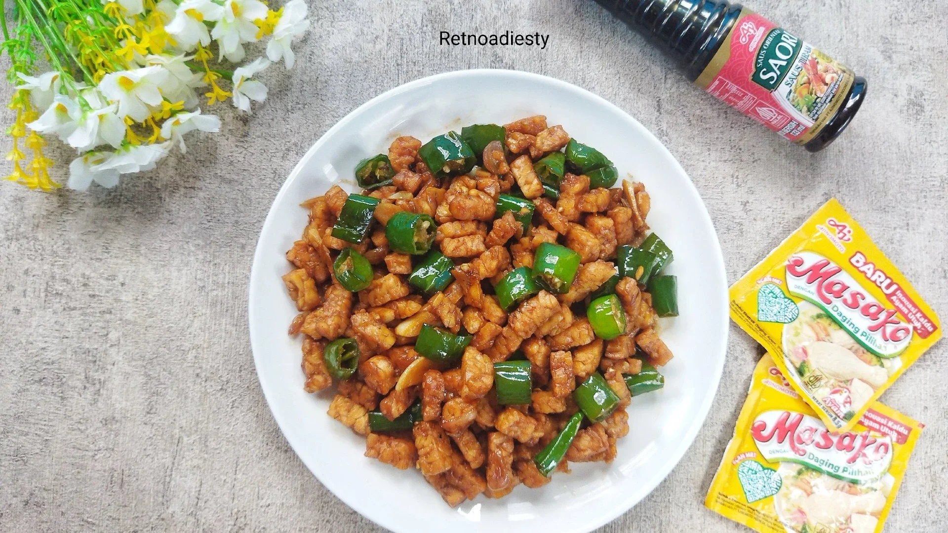 Orek tempe cabe ijo 