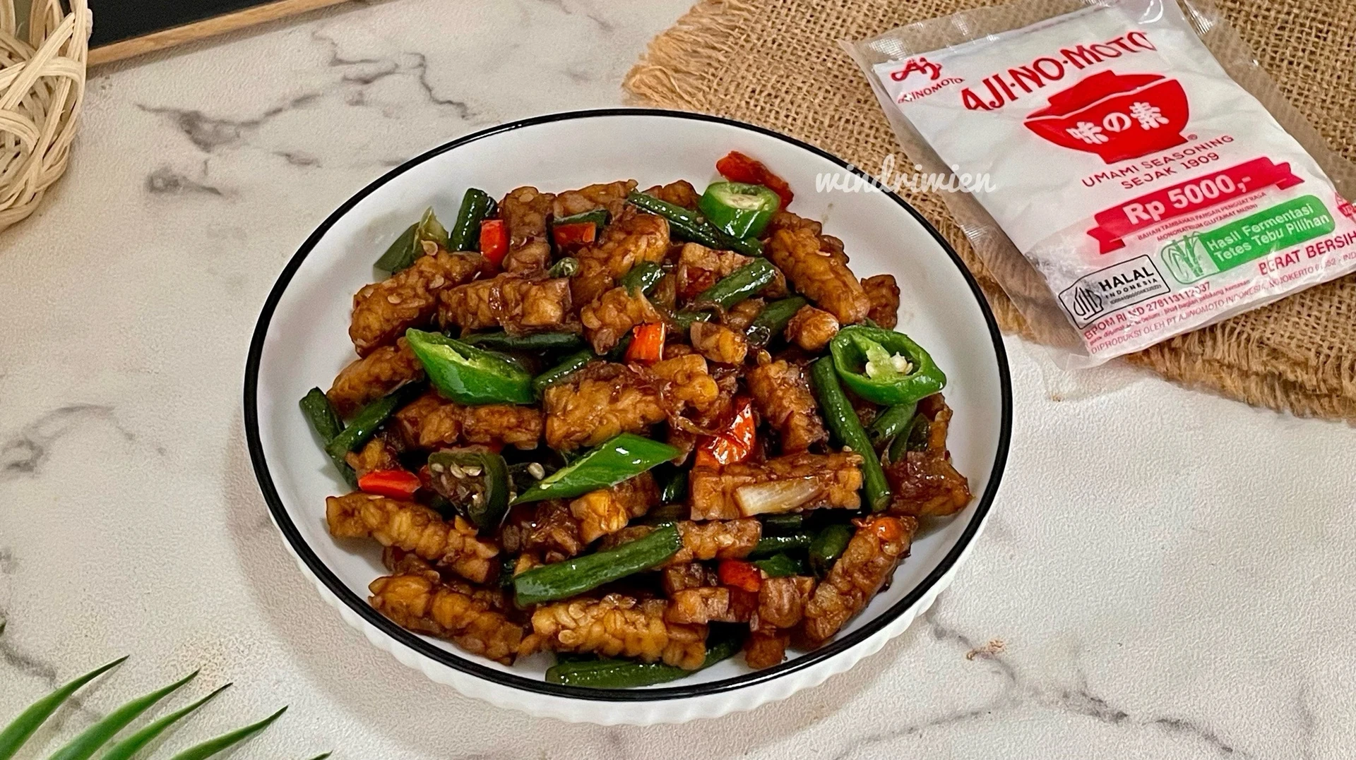 Orek Tempe Kacang Panjang