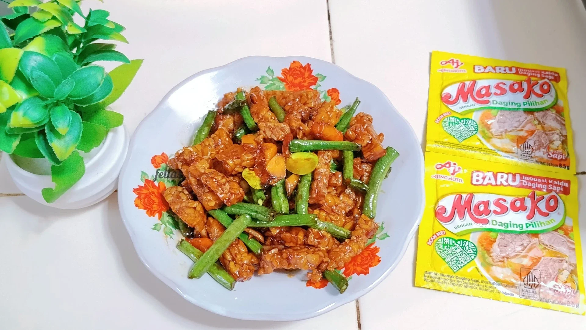 Orek Tempe Kacang Panjang Petai
