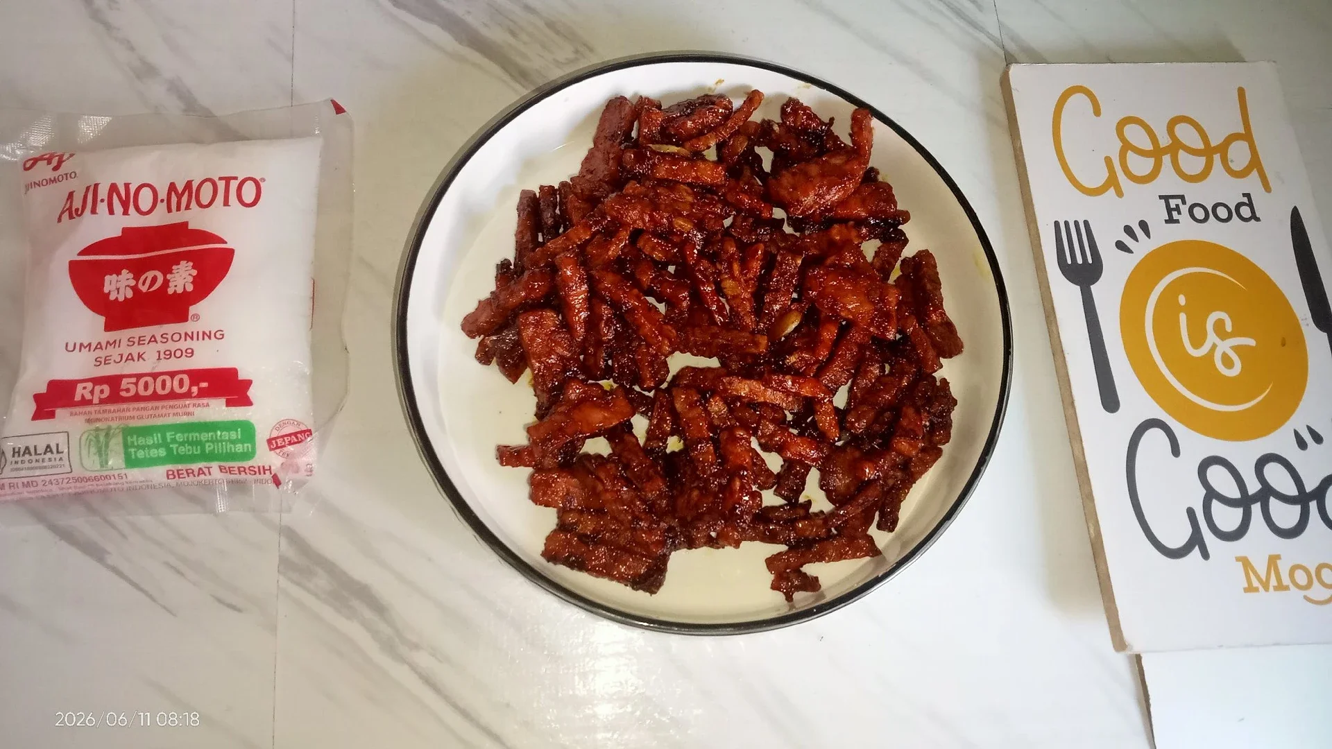 Orek Tempe pedas Manis 