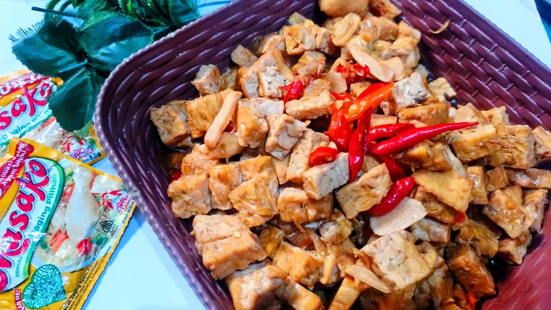 Orek tempe tahu ala masako