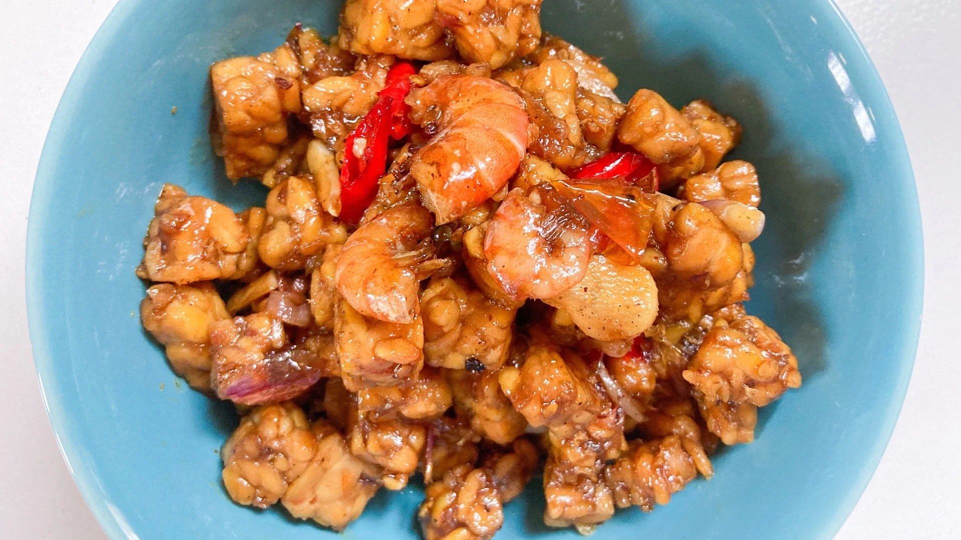 Orek Tempe Udang