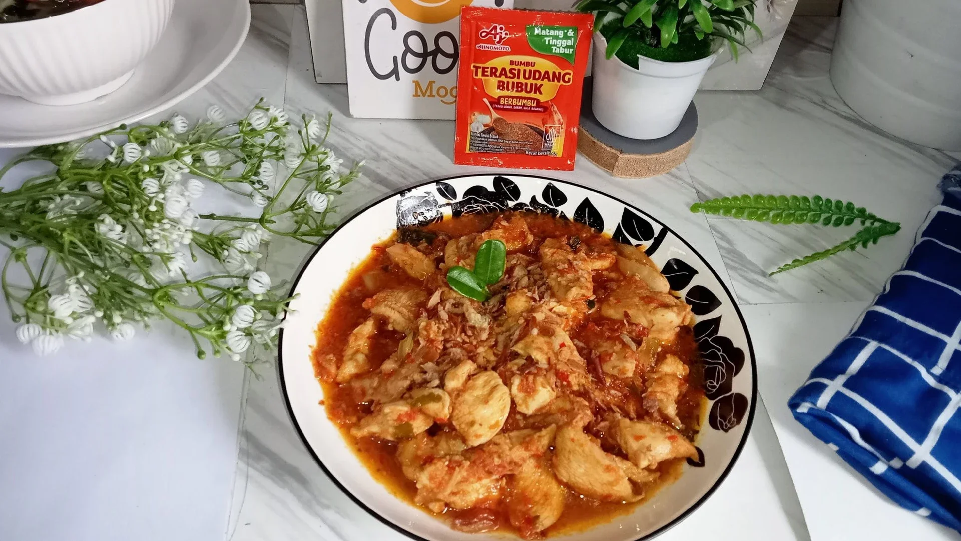 Oseng Ayam Sambal Mercon Terasi  #NikmatTanpaDrama