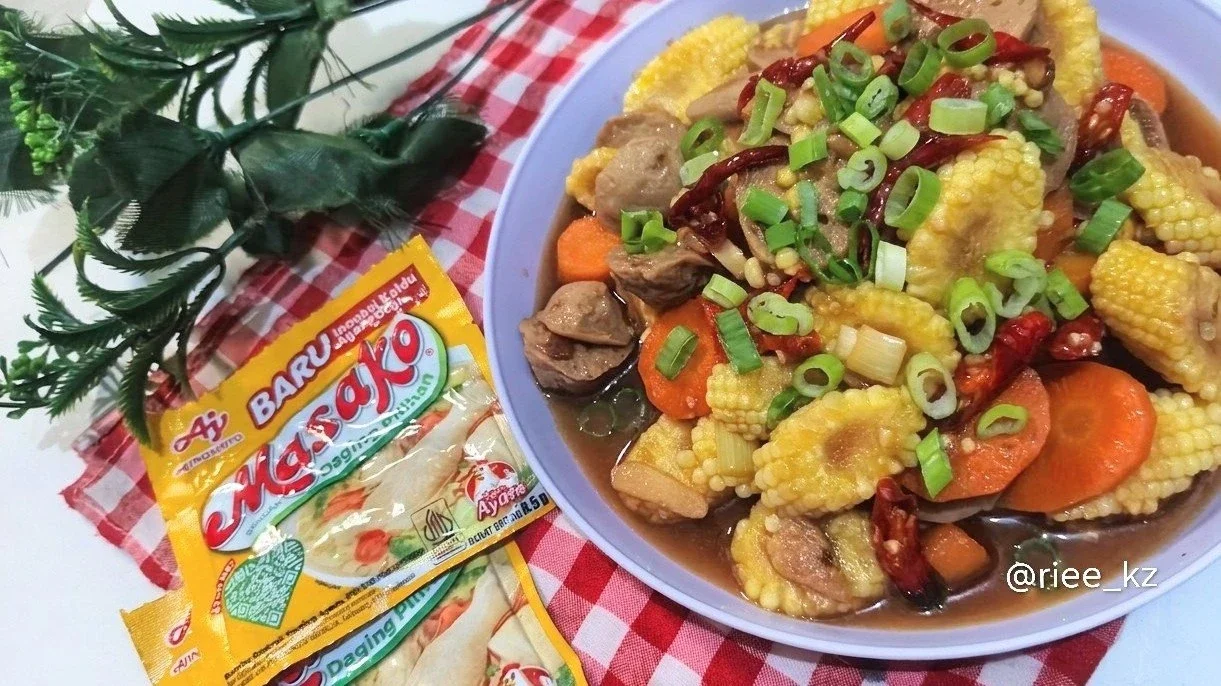 oseng bakso Putren ala masako