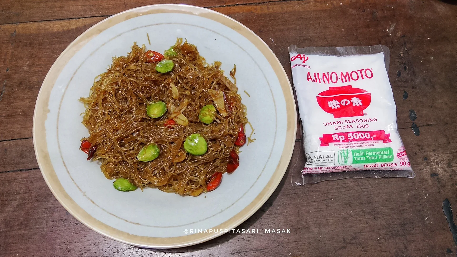 Oseng Bihun Kecap Pete ala AJI-NO-MOTO®