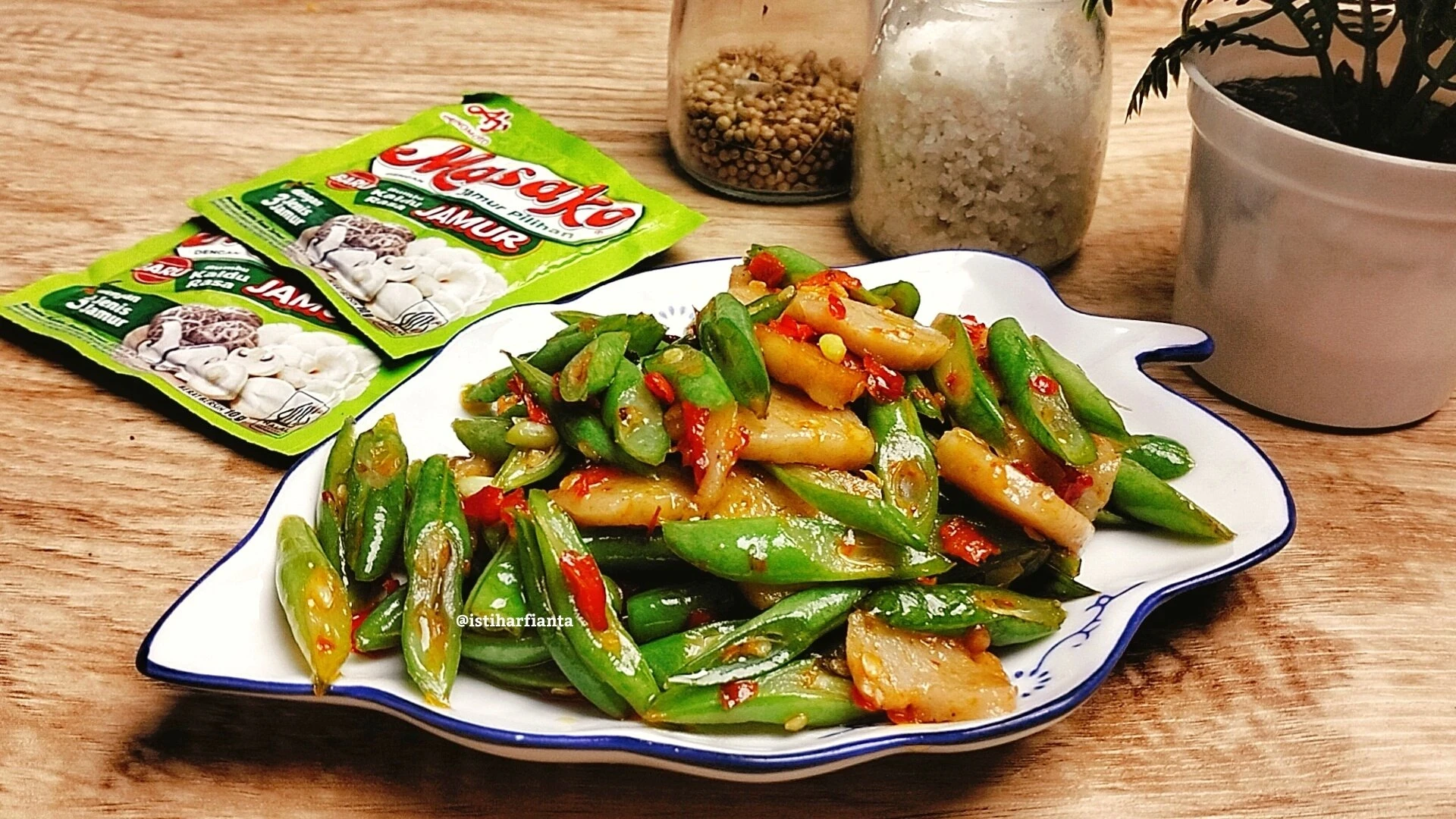 Oseng Buncis Pedas Bakso ala MASAKO®