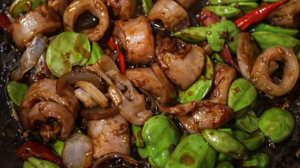 Oseng Cumi Asin Pete