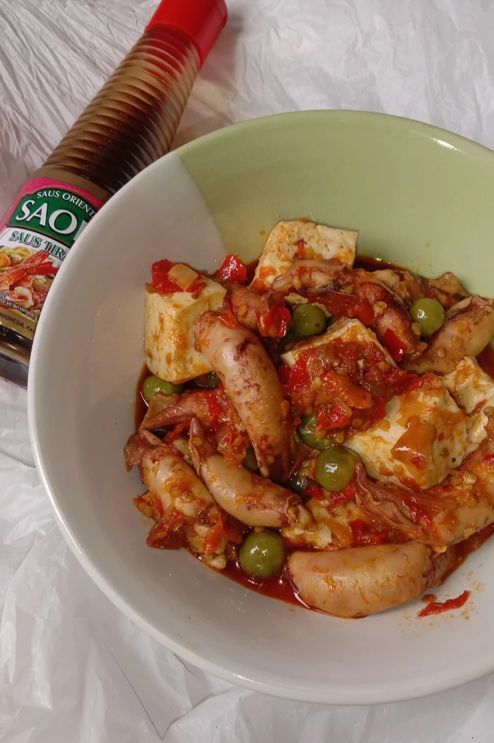 Oseng Cumi Asin Tahu Pokak ala Saori®