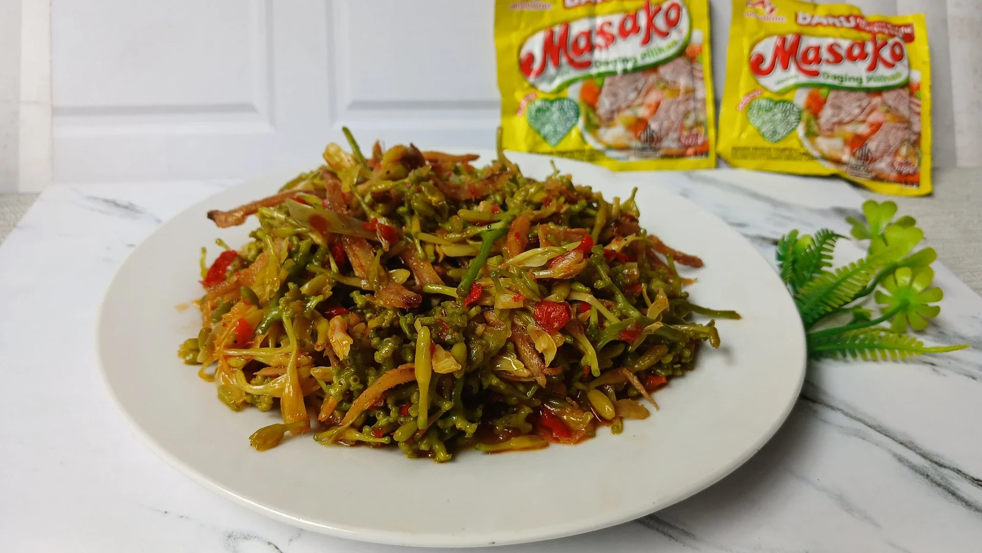 Oseng Kembang Kates Teri