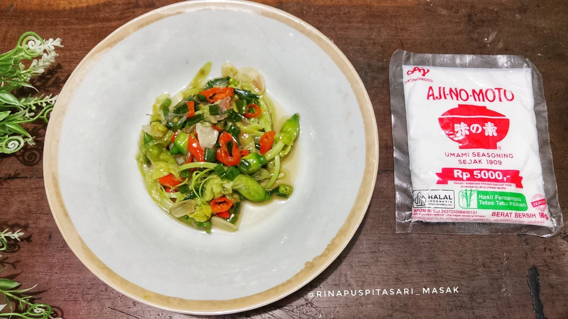 Oseng Kembang Turi Bunga Bawang ala AJI-NO-MOTO®