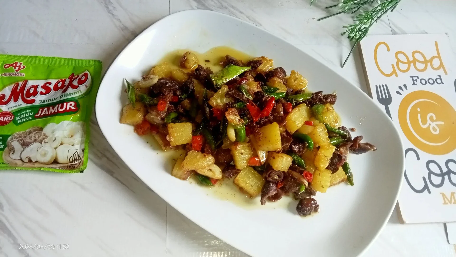 Oseng Kentang Hati Ayam 