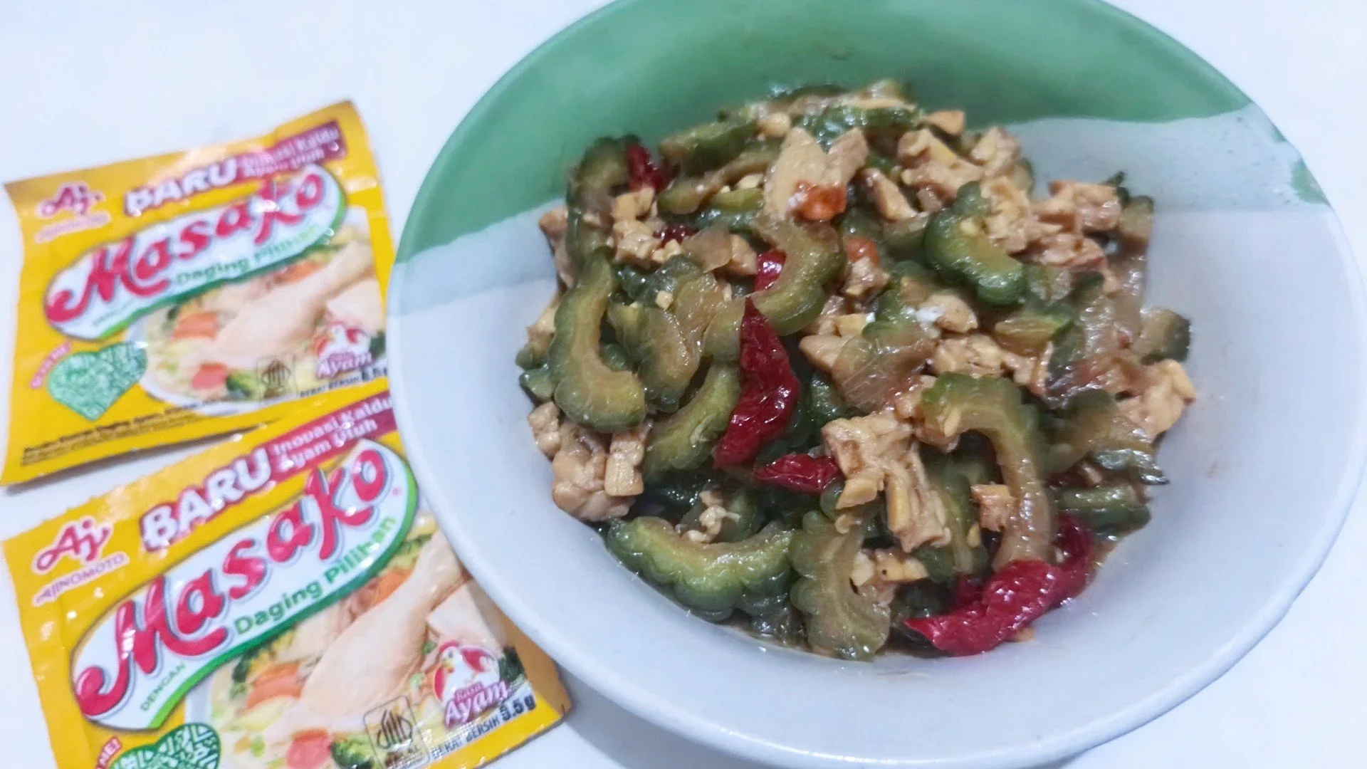 Oseng pare tempe ala masako