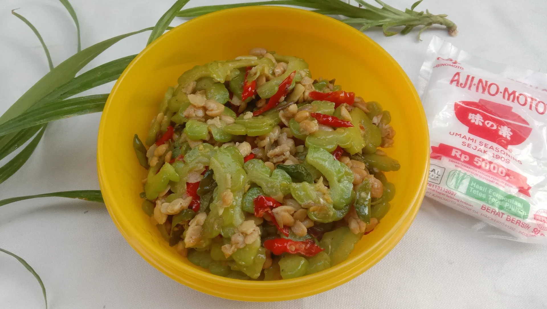 Oseng Pare Tempe Remuk 