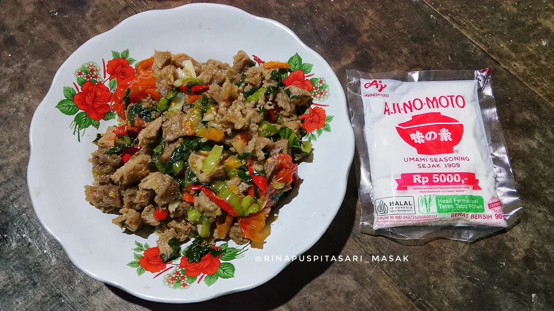 Oseng Pedas Daging Pakcoy ala AJI-NO-MOTO®