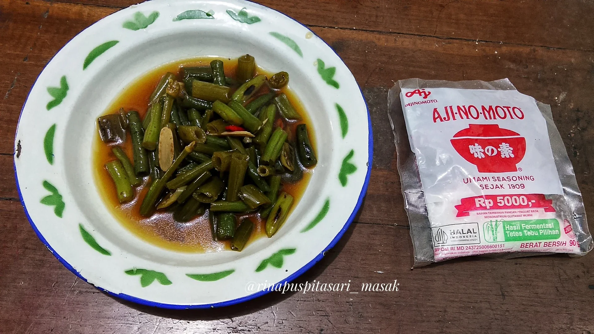Oseng Putut Buncis Kacang Panjang ala AJI-NO-MOTO®