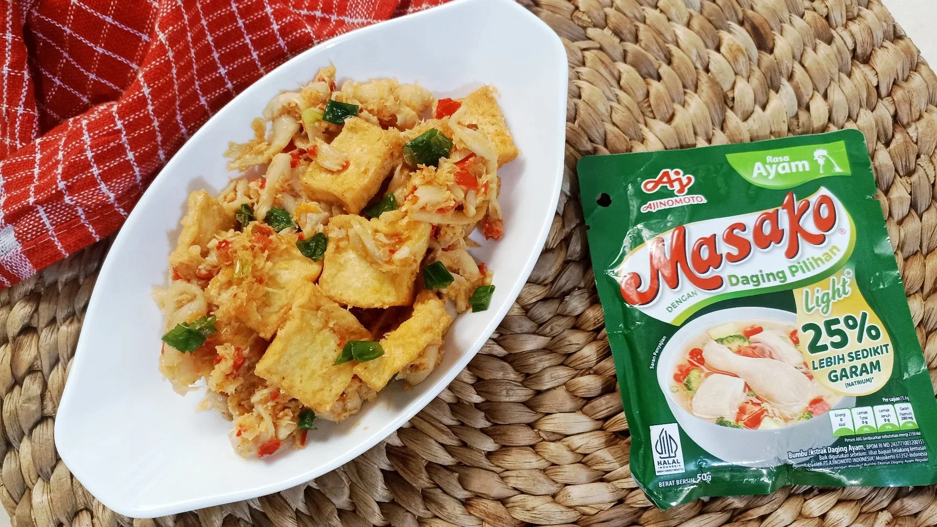 Oseng Tahu Jamur 