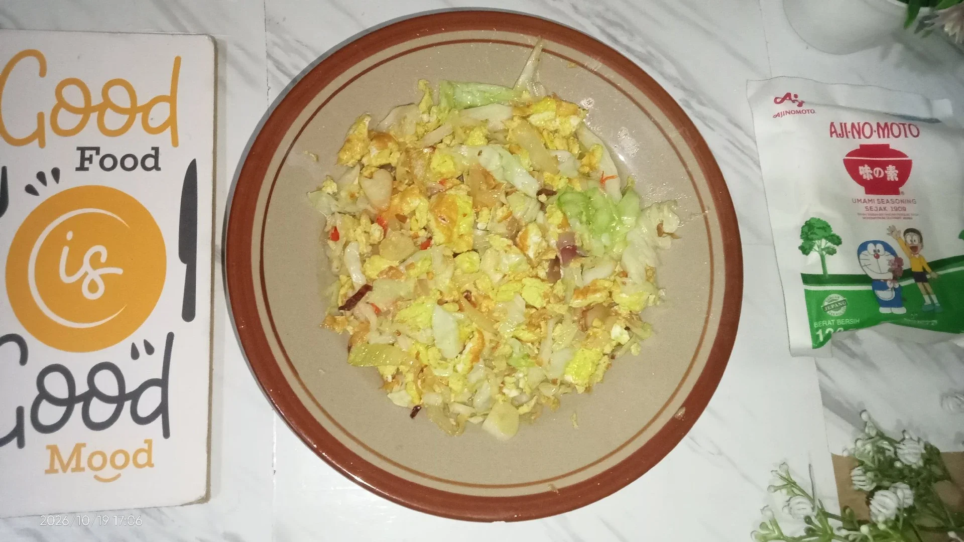 Oseng Telur kol Ajinomoto ®
