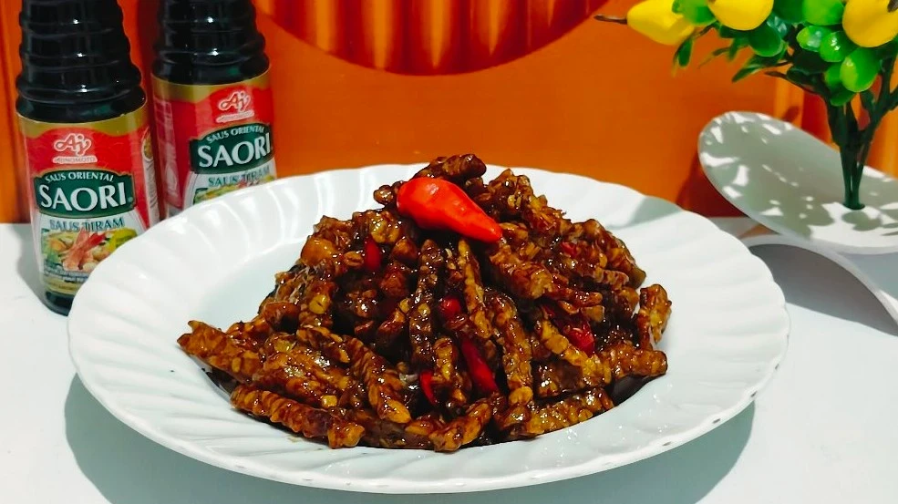 Oseng tempe Saus Tiram 