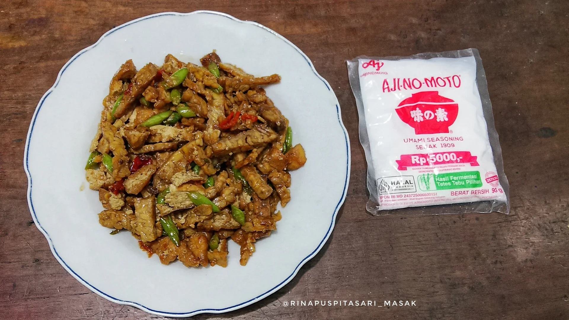 Oseng Tempe Tahu Buncis ala AJI-NO-MOTO®