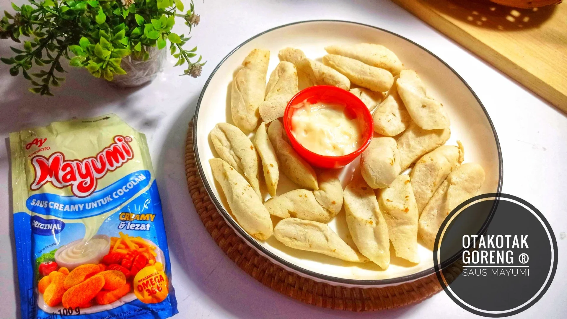 otak-otak goreng ® saus mayumi 