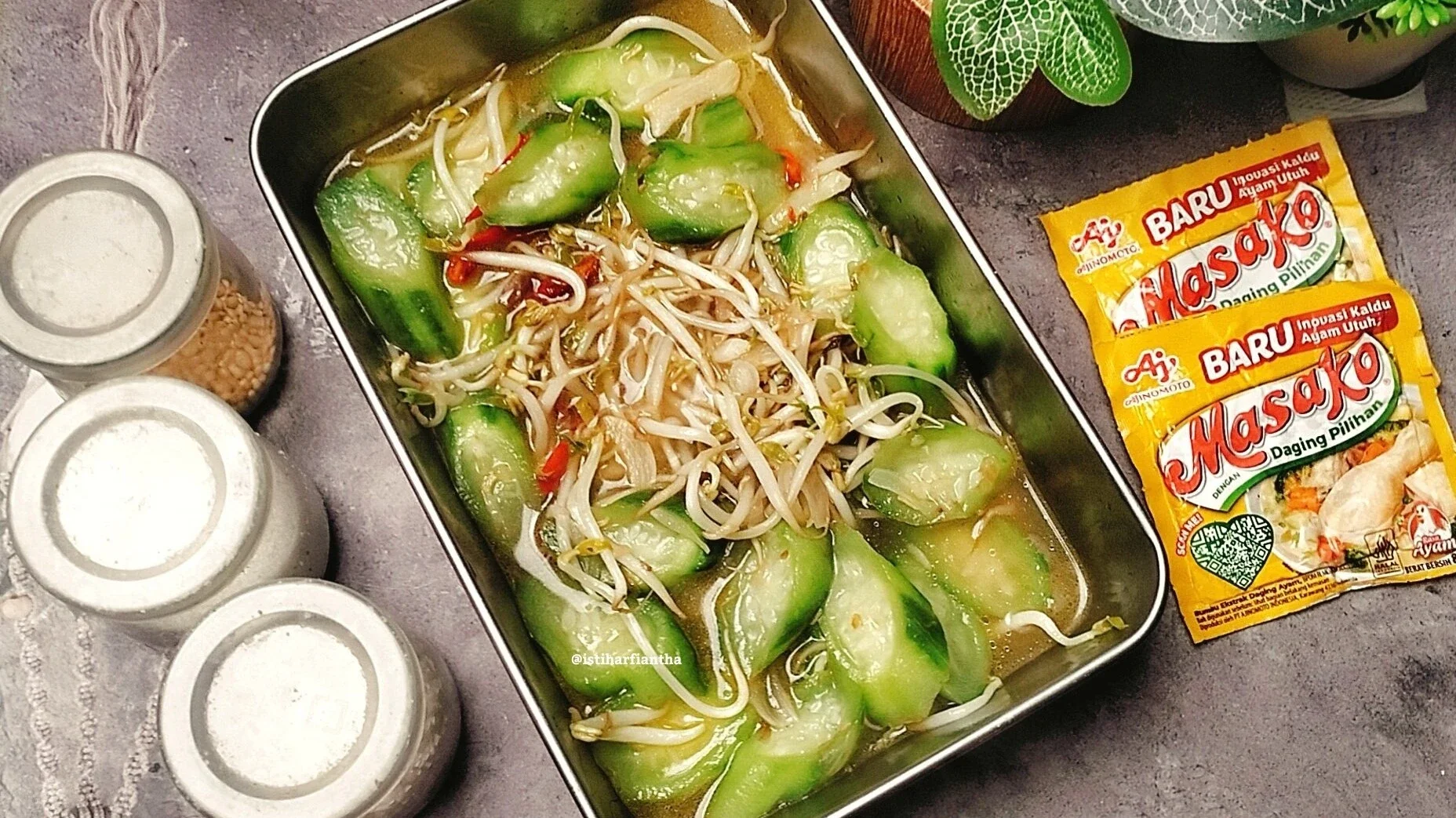 Oyong Tauge Tumis Bumbu Iris