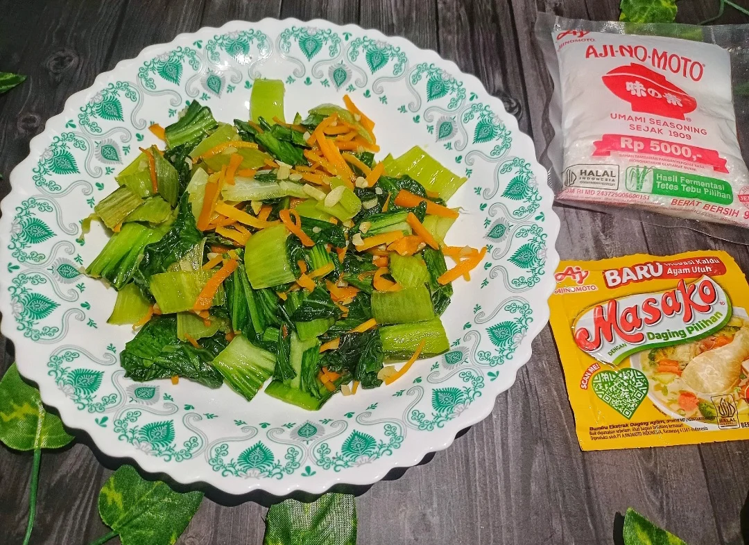 Pakcoy Wortel Bawang Putih