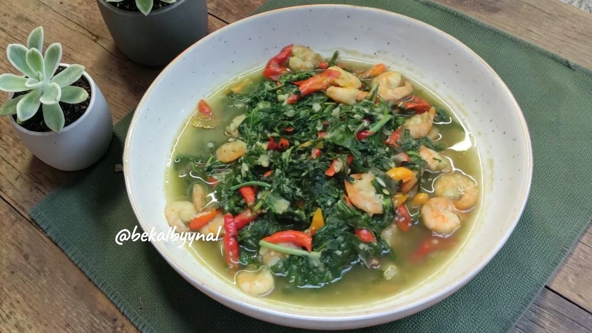 Pakis Udang Kuah