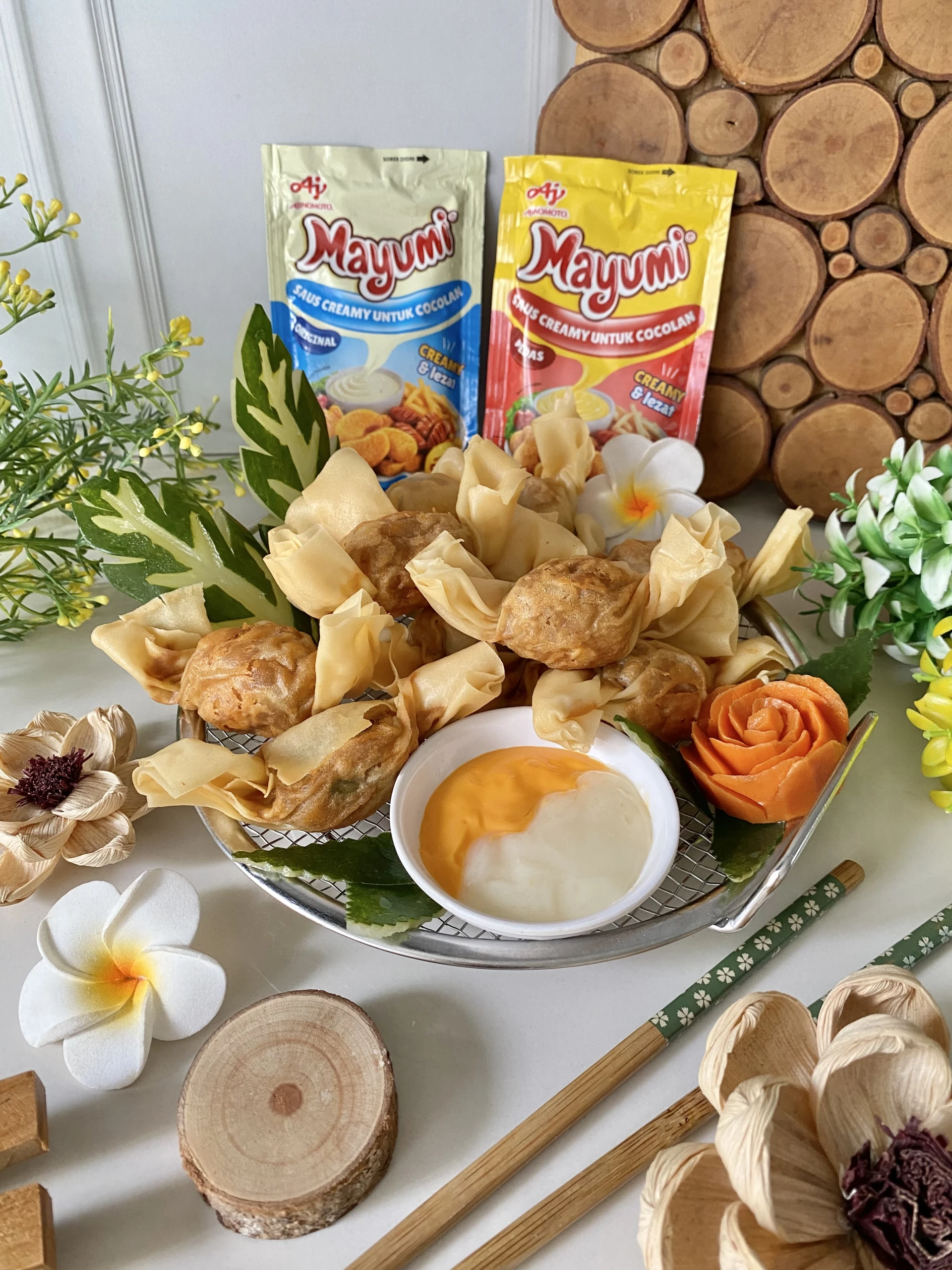 Pangsit Goreng Candy Isi Ayam
