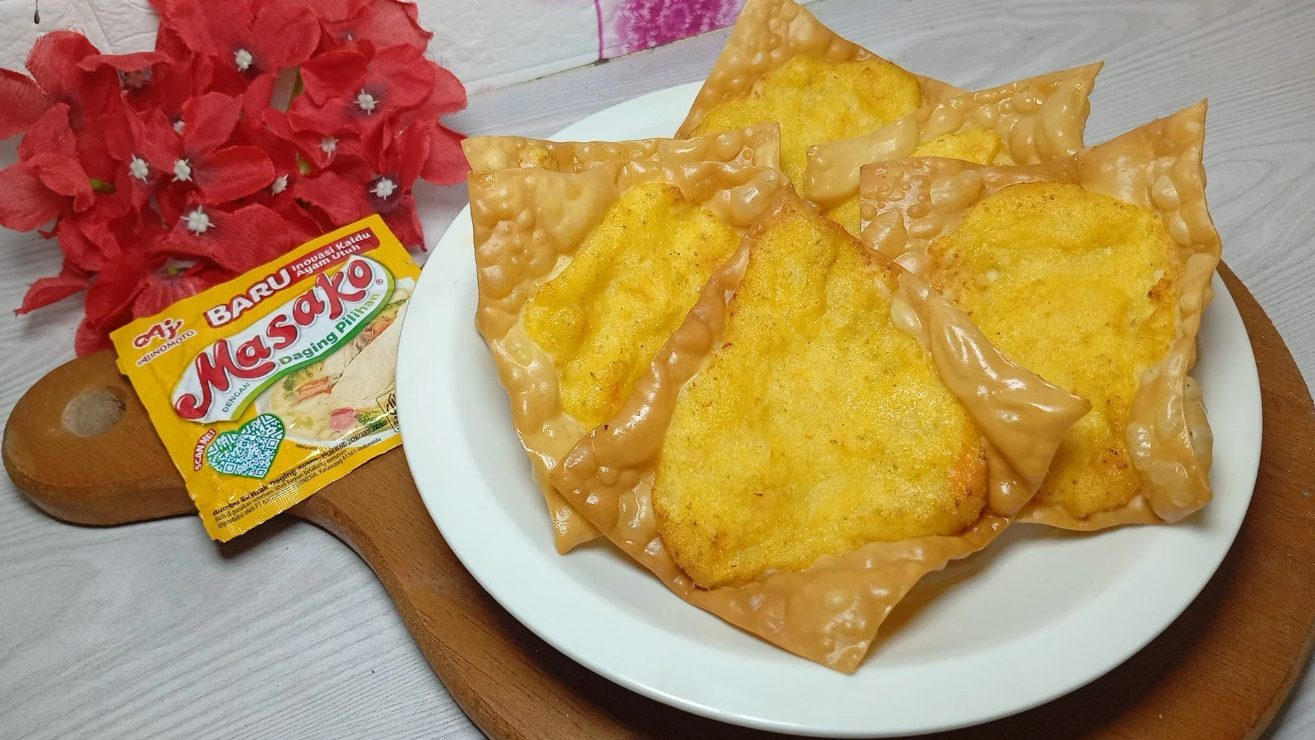 Pangsit Pure Ayam Kentang