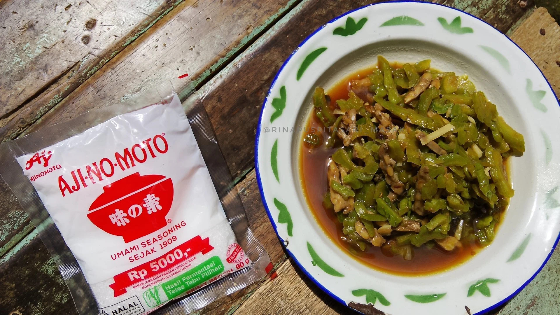 Pare Tempe Semangit Kuah Kecap ala AJI-NO-MOTO®