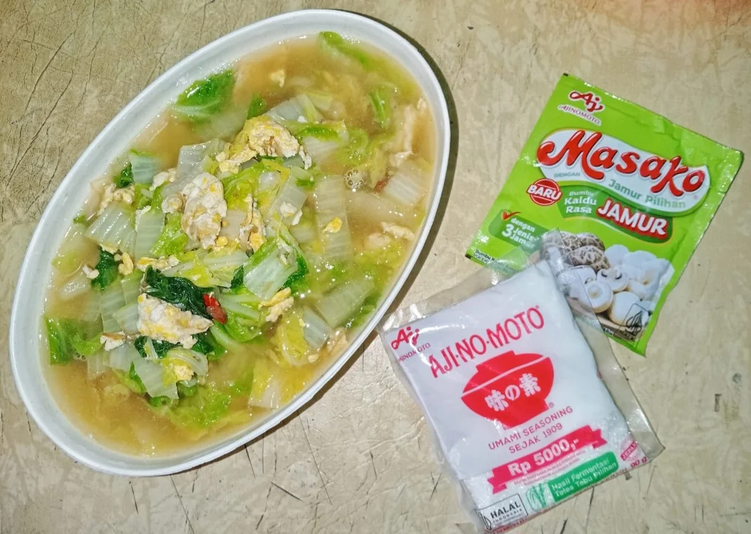 Pecai Kuah Kaldu Jamur