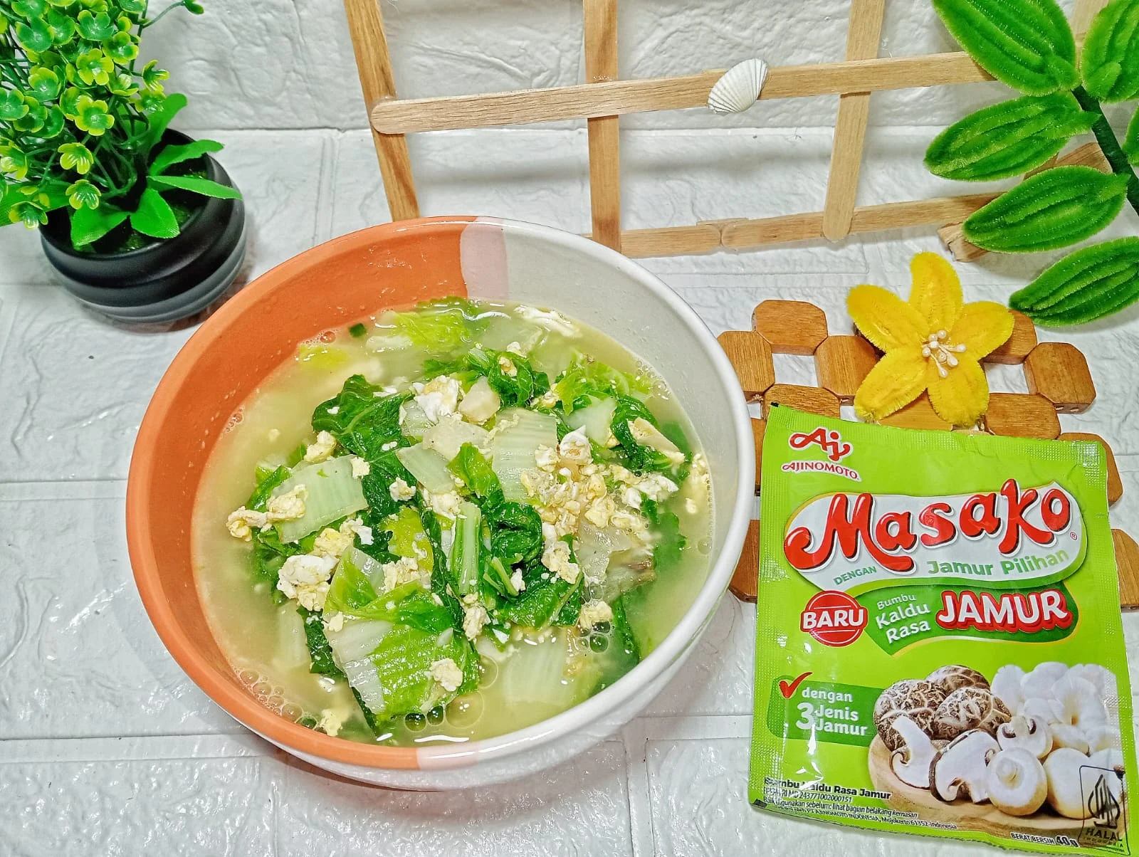 Pecai kuah telur