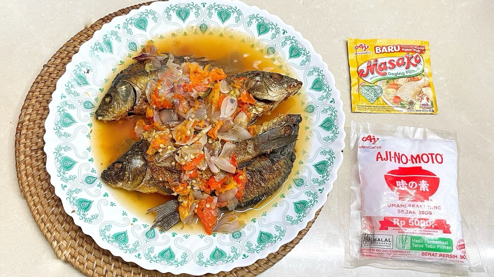 pecak ikan mas