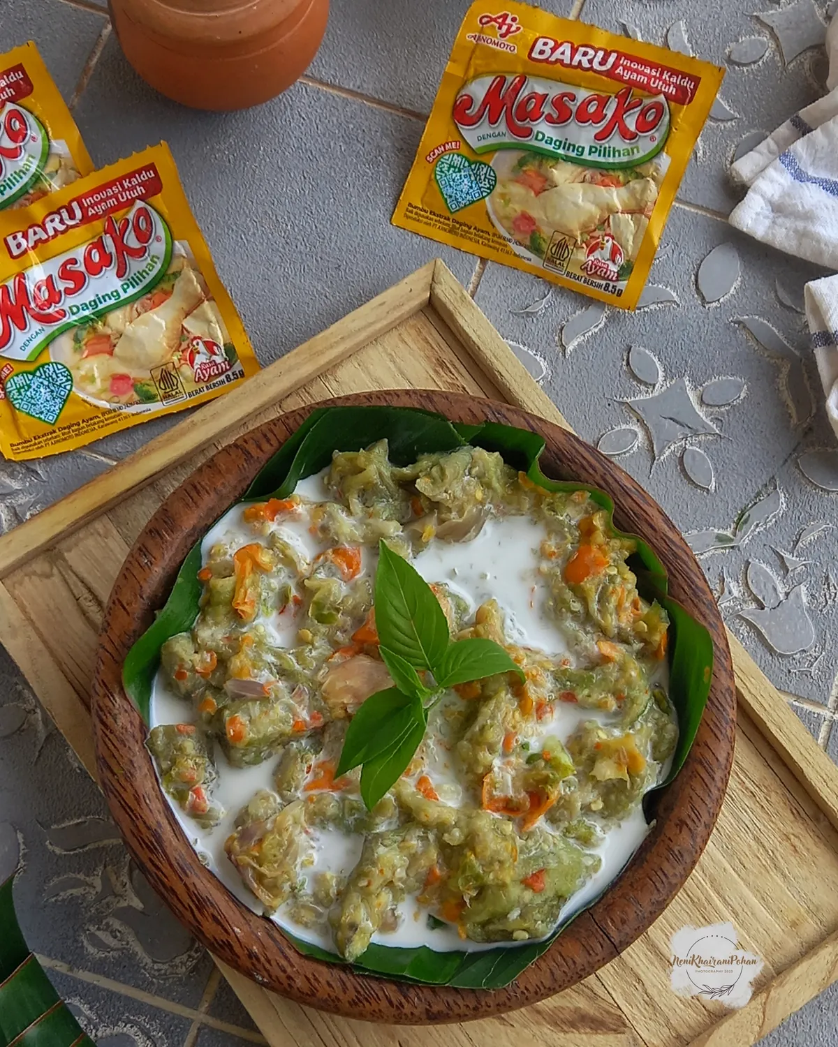 Pecel Terong Kuah Santan