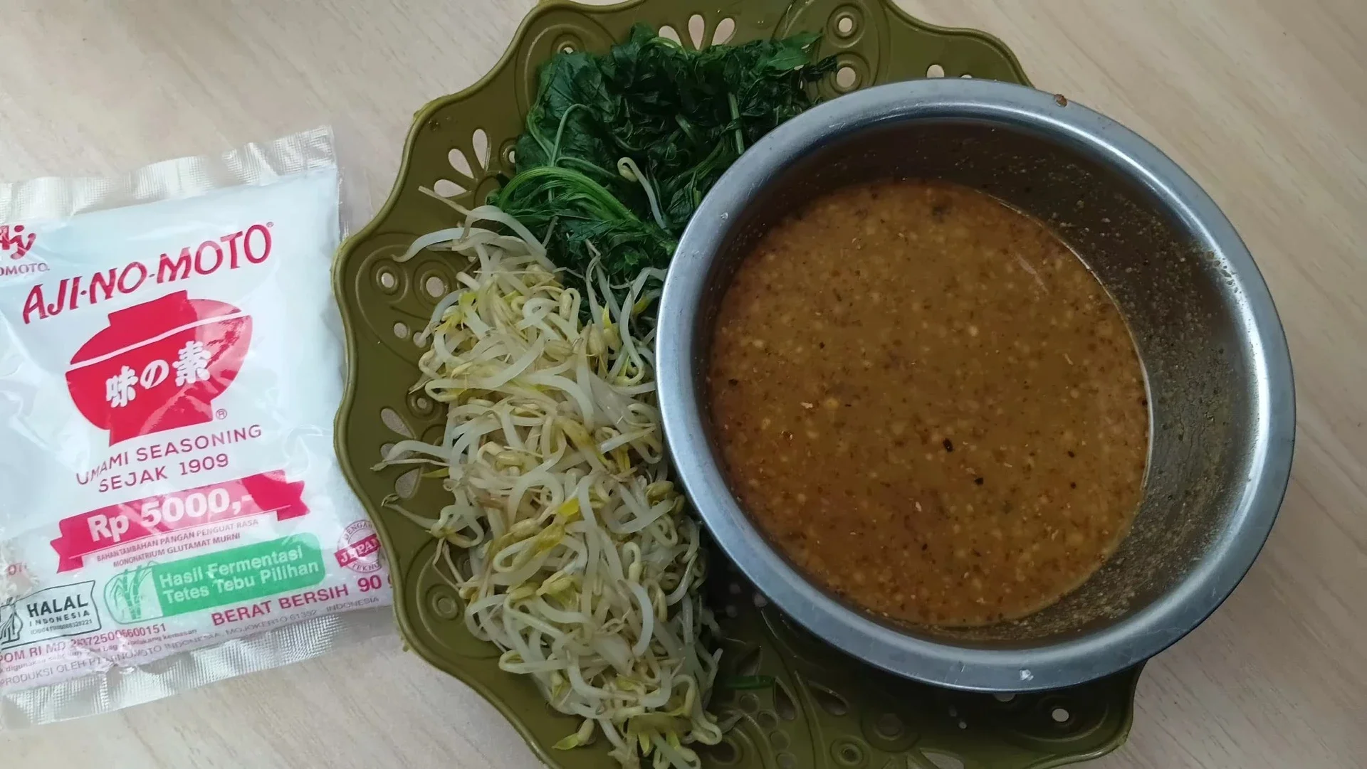 Pecelan ala ajinomoto