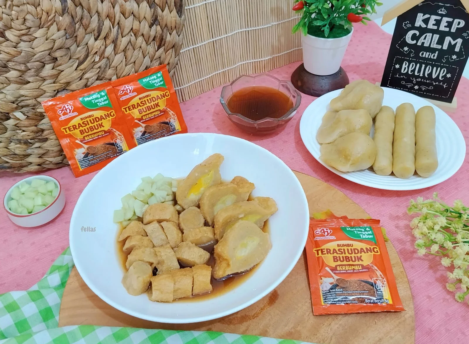 Pempek Ebi Cuko Terasi (#NikmatTanpaDrama #AjinomotoTerasiUdang)
