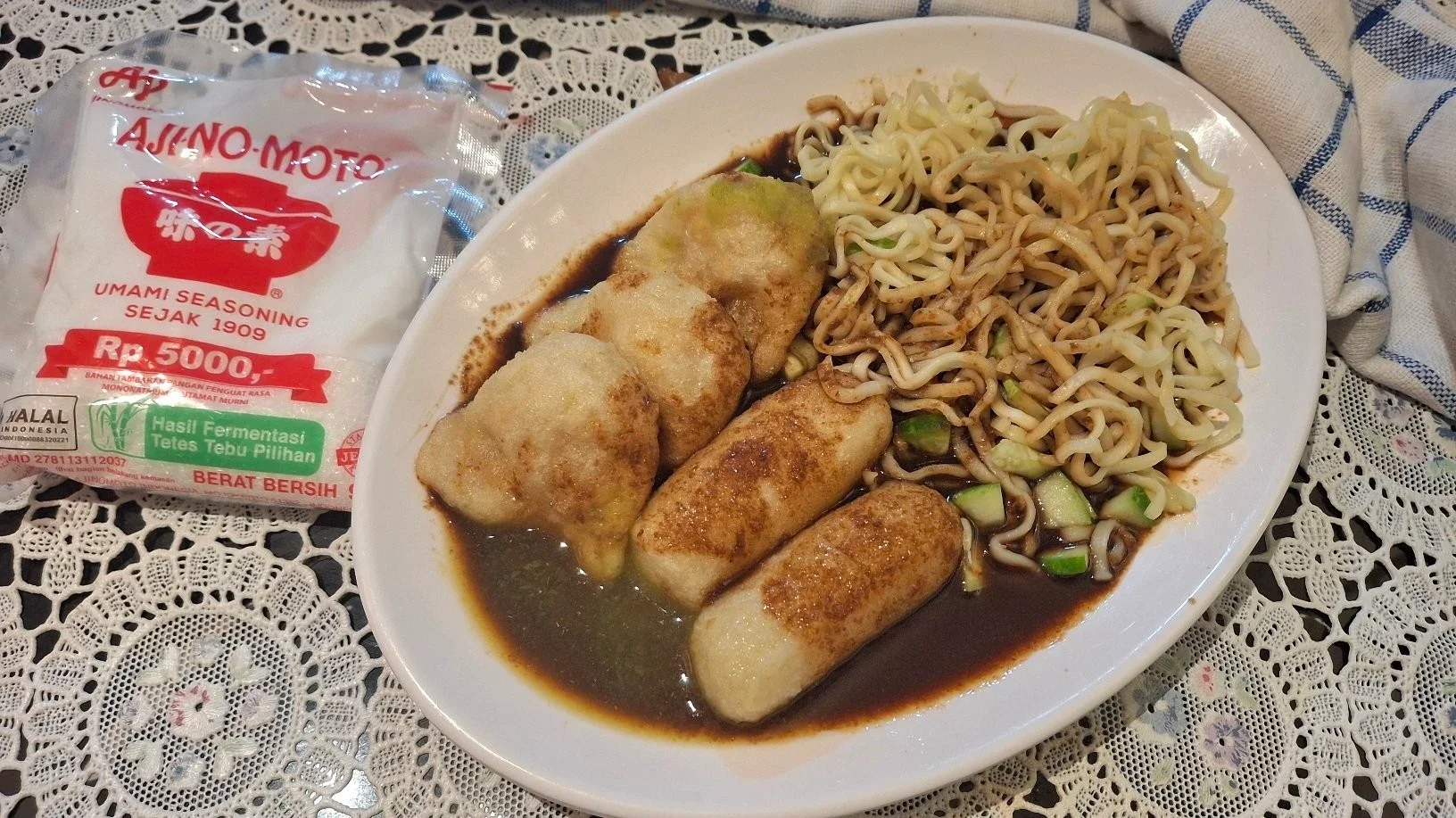 Pempek Teri Nasi ala Ajinomoto