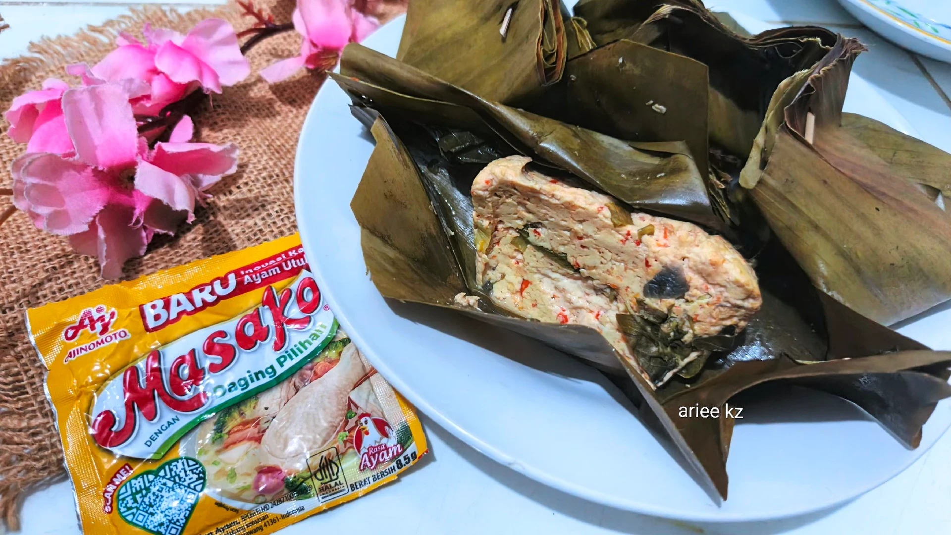Pepes tahu ala masako