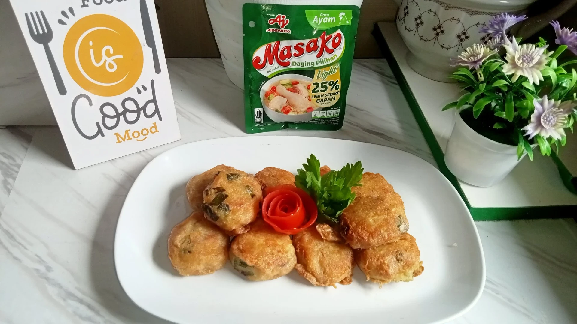 Perkedel daging ayam 