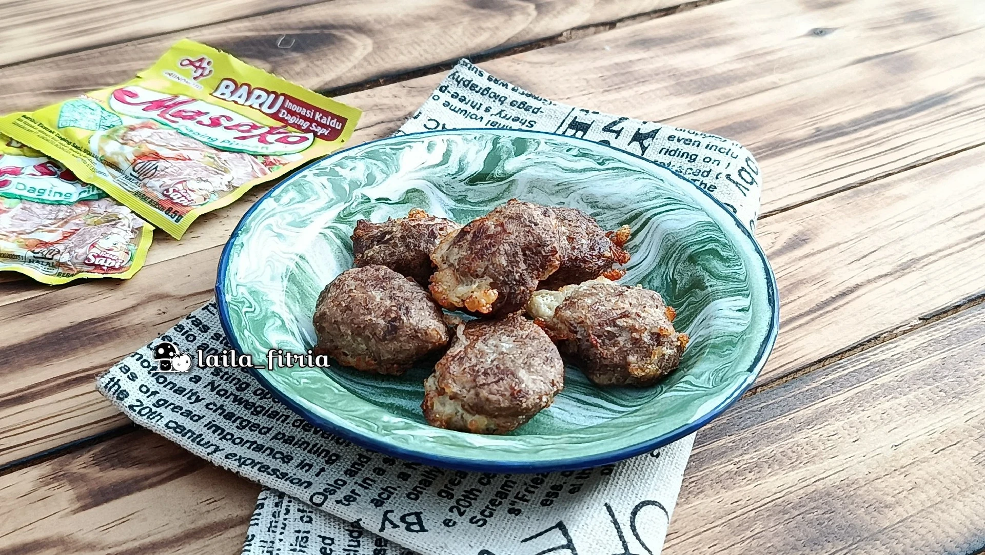 Perkedel Daging Leftover 