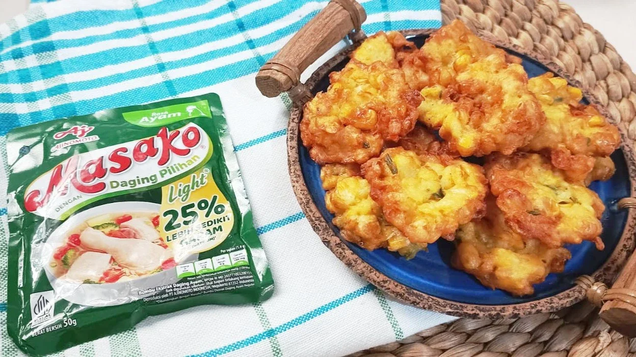 Perkedel Jagung Mini ala Masako Light