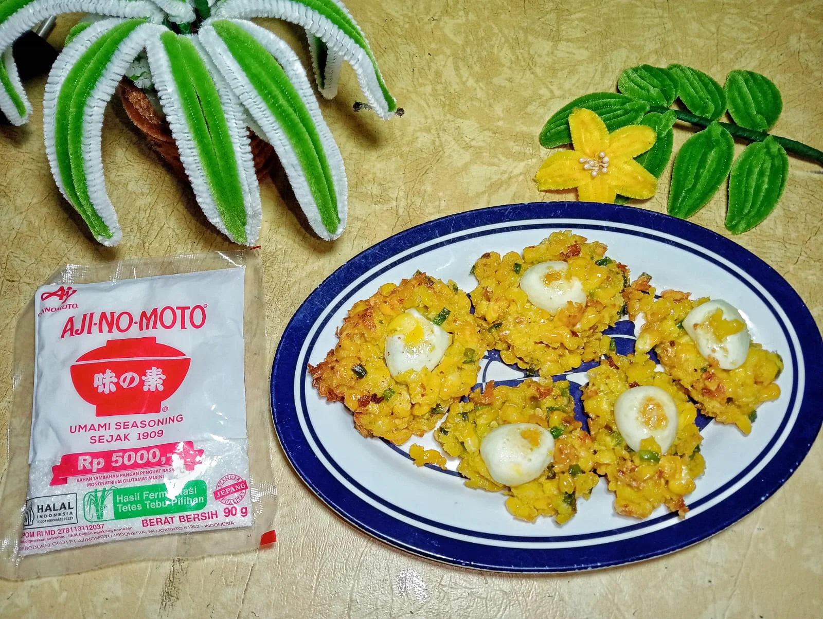 Perkedel Jagung Telur Puyuh