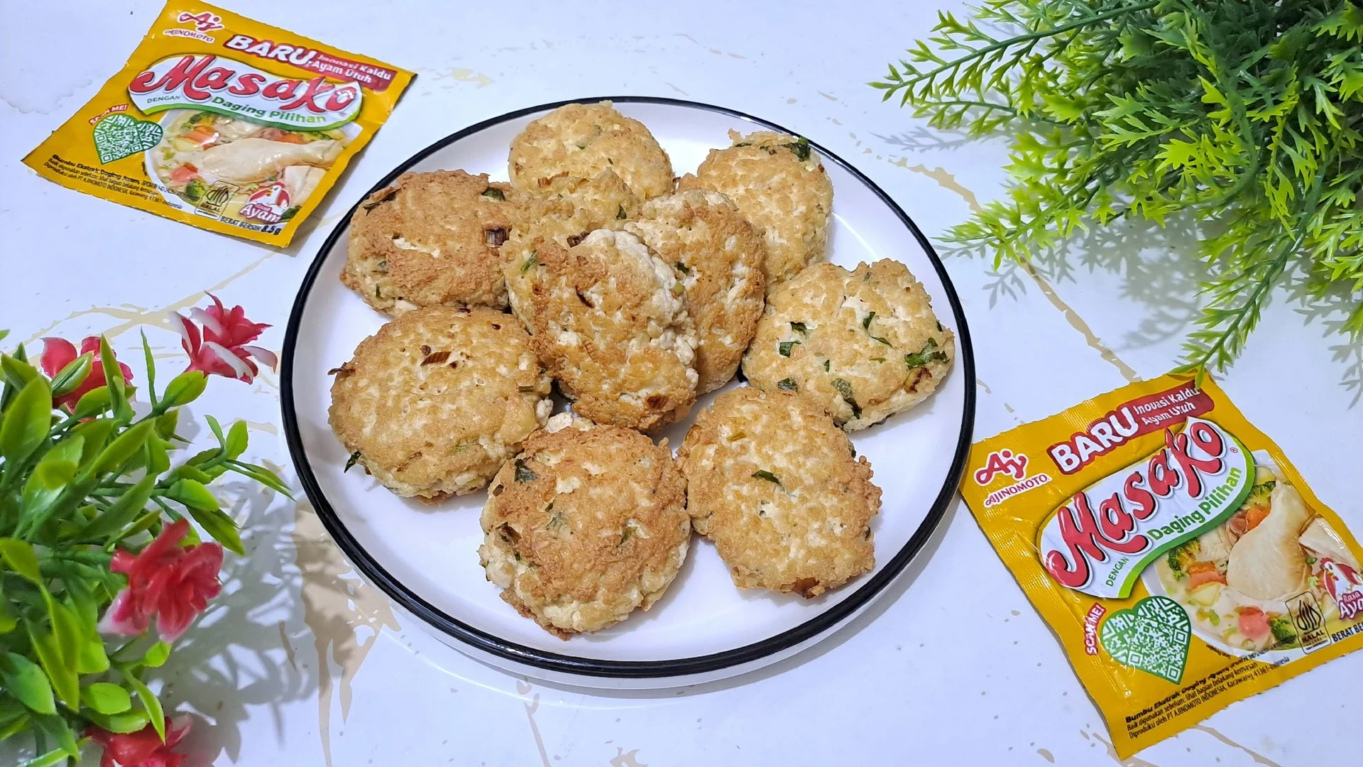 Perkedel Tahu Ayam