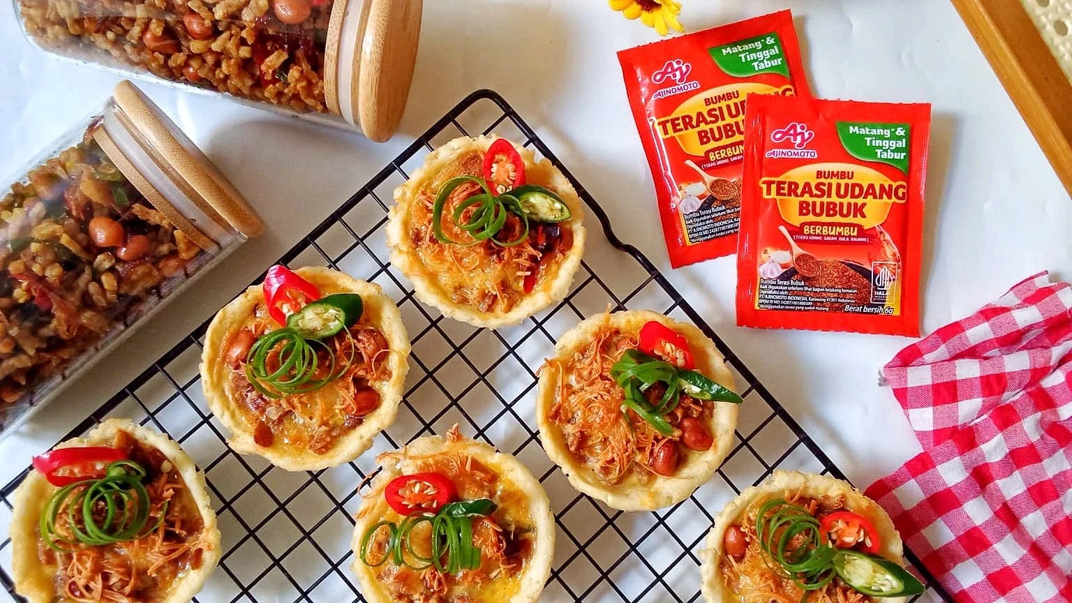 Pie Kimpul Kering Tempe Terasi Ala Ajinomoto