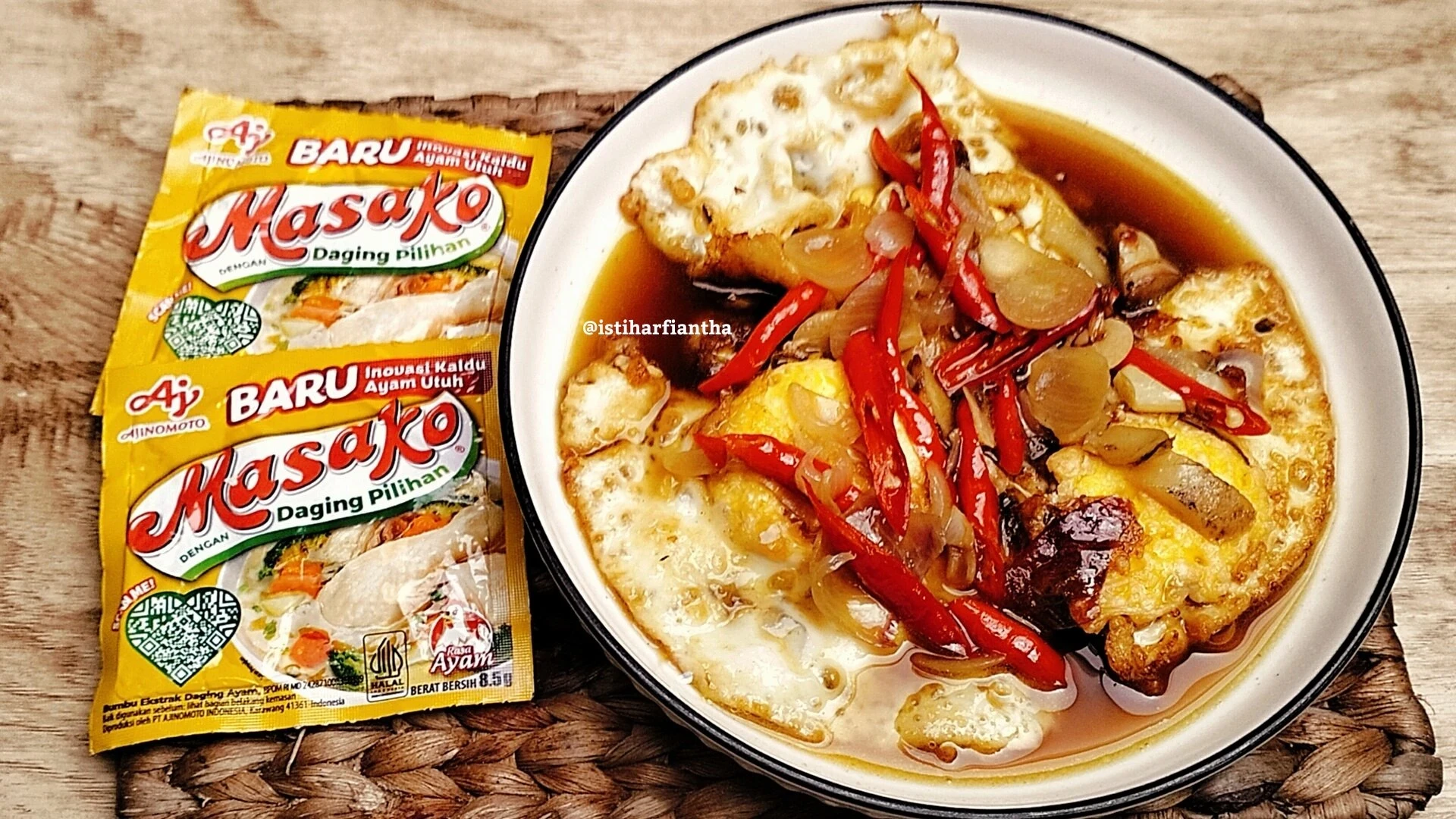Pindang Kecap Telur Ceplok ala MASAKO®