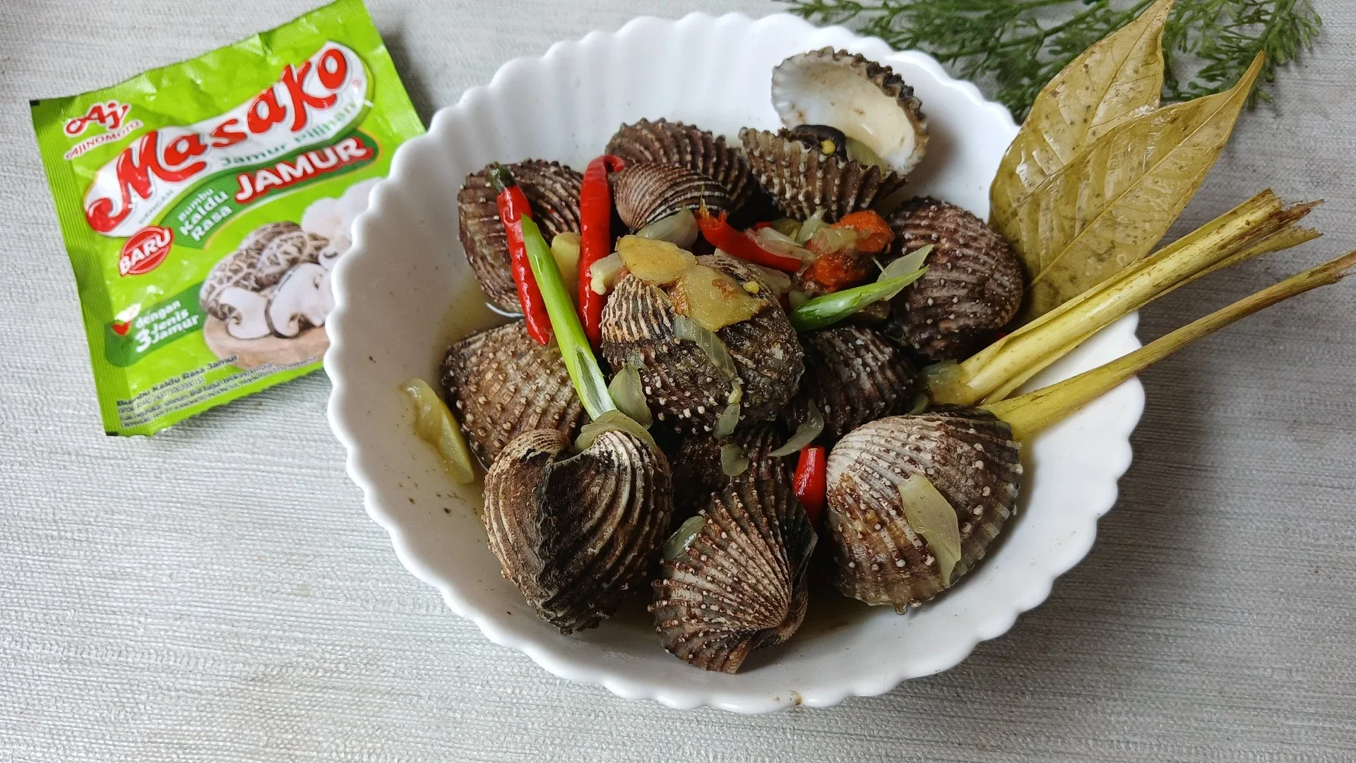 Pindang  Kerang Masako Jamur