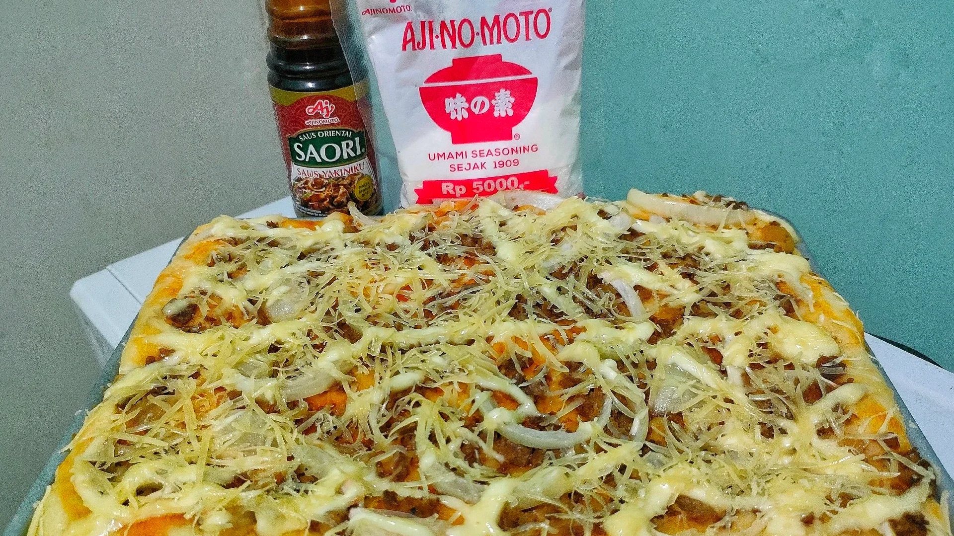 Pizza Beef Yakiniku 