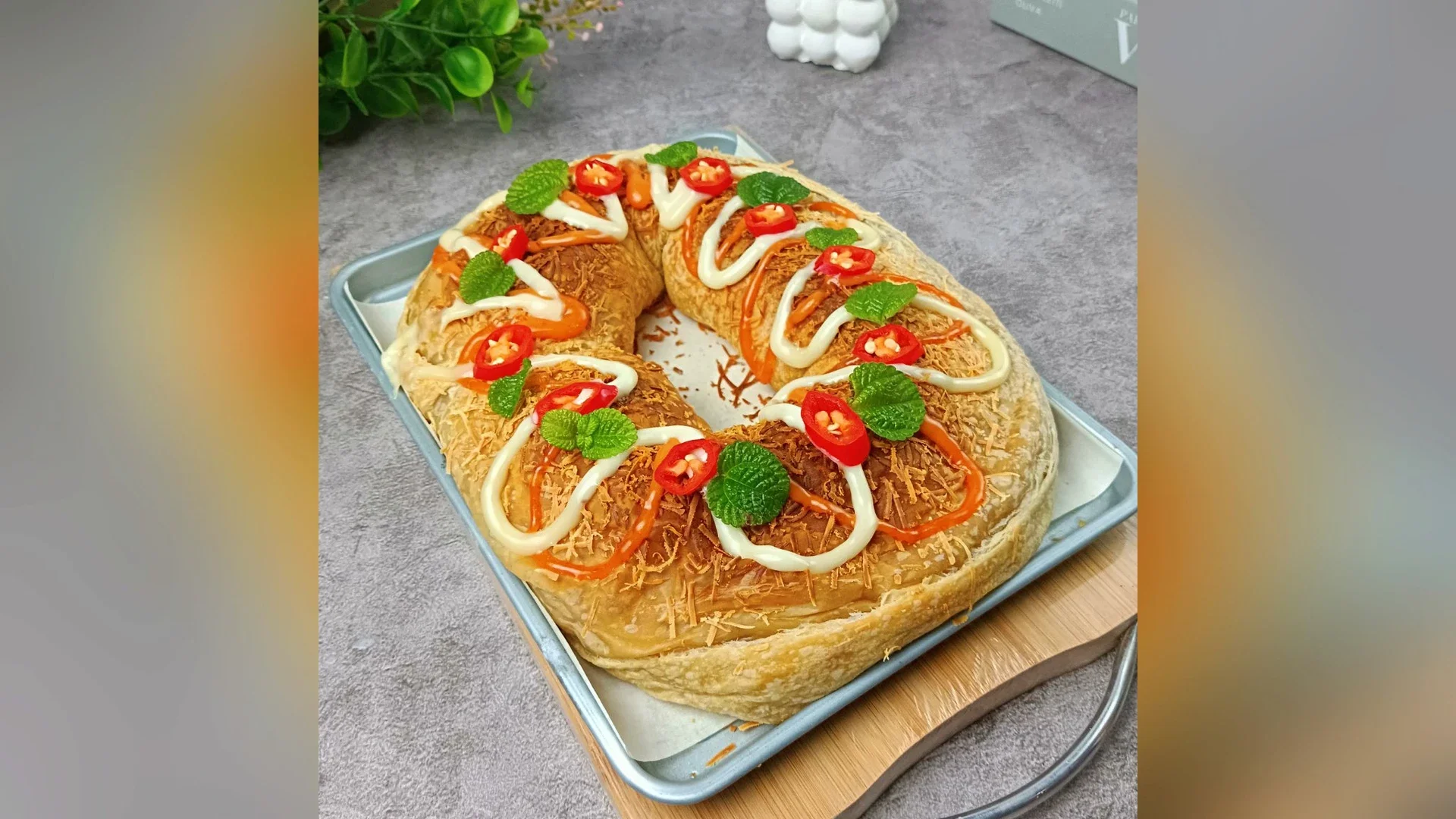 Pizza Rendang Puff Pastry 
