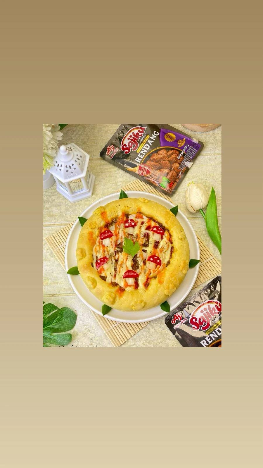 Pizza Rendang Sapi