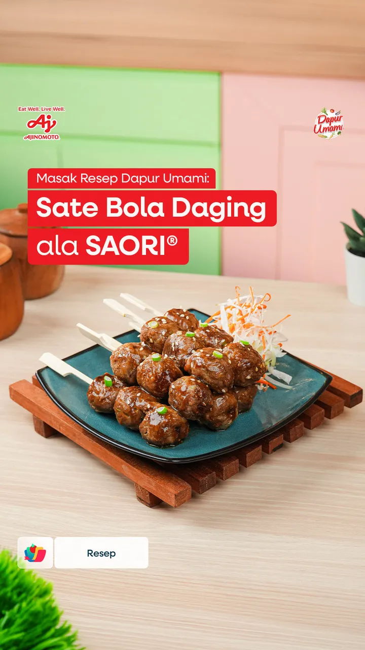 Sate Bola Daging ala SAORI®